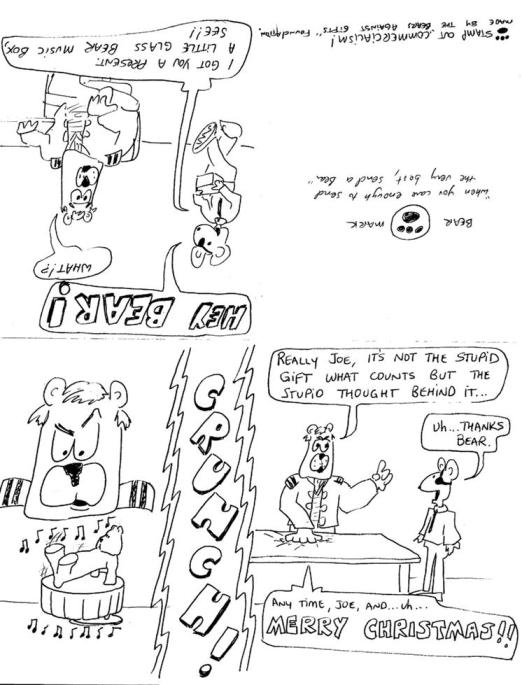 BEAR and Sheep: Thanx card